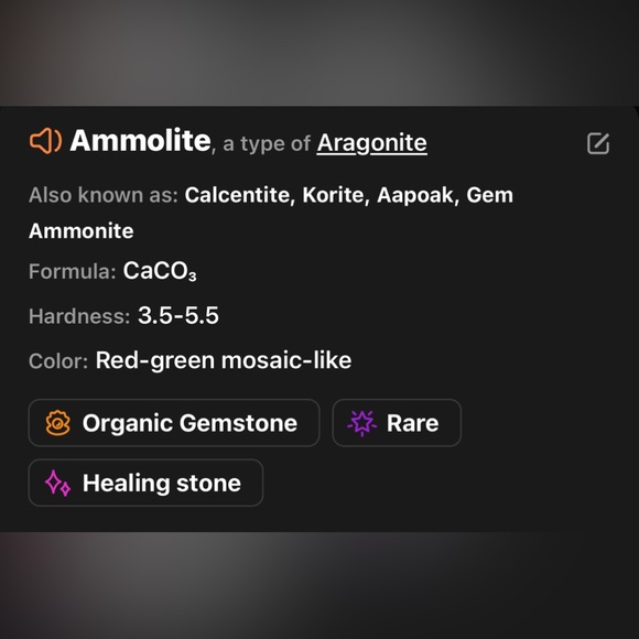 New Artisan Rare Natural Ammolite 925 Sterling Silver Oval Root Chakra Ring - Picture 13 of 13